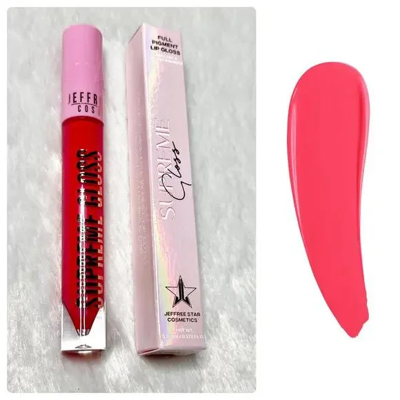 NIB Jeffree Star Supreme Gloss Full Pigment Lip Gloss Watermelon Soda 5.10ml