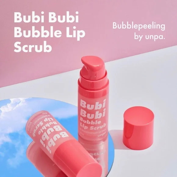 UNPA BUBBLE LIP PLUMPING, PERFECTING, DE-WRINKLING BUBBLE LIP SCRUB