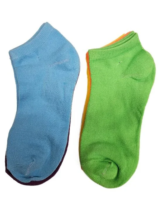 Women's Ankle Socks, Bundle of 12 Pairs, Solid Colors