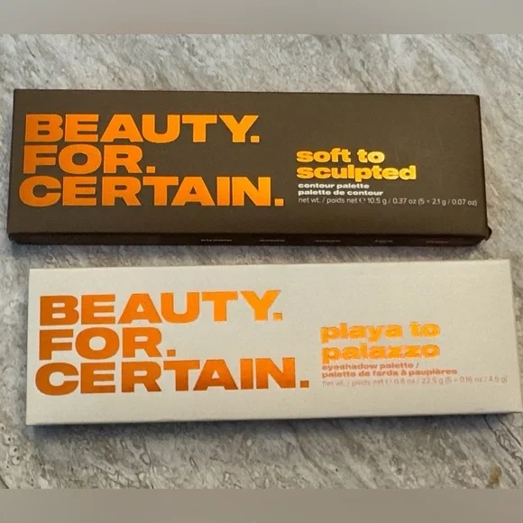 Beauty For Certain Contour and Eyeshadow Palette Set- New In Box