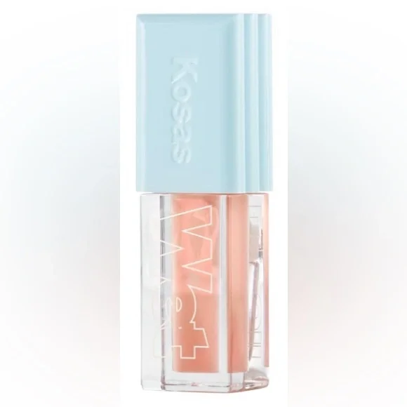 ❤️ 3/$25 Kosas Wet Lip Oil Plumping Peptide Lip Treatment Gloss - Jellyfish