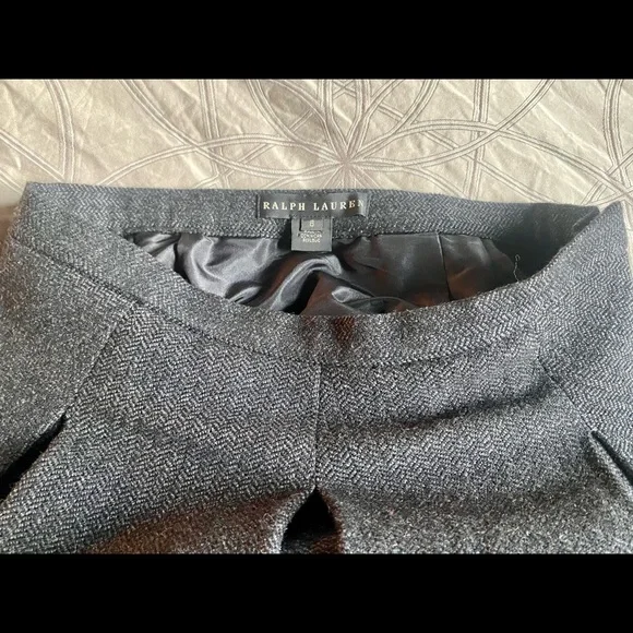 EUC Ralph Lauren Black Label Camel Hair Tweed Balloon Skirt, Gray, Size 6