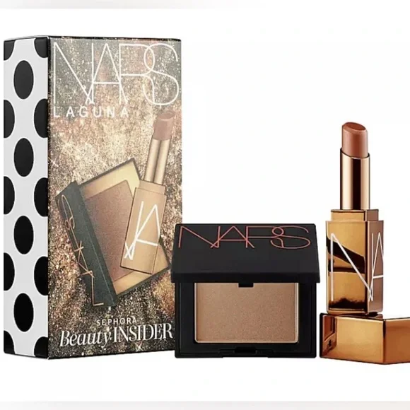 NARS LAGUNA Mini Bronzer & Lip Balm Sephora Birthday Gift Set of 2 | New In Box