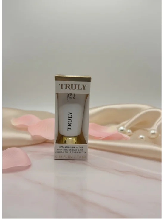 Truly Coco Cloud Clear Silver Shimmer Lip Gloss Full Size 13ml