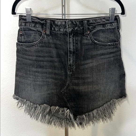 We The Free Free People Round Hem Denim Skirt