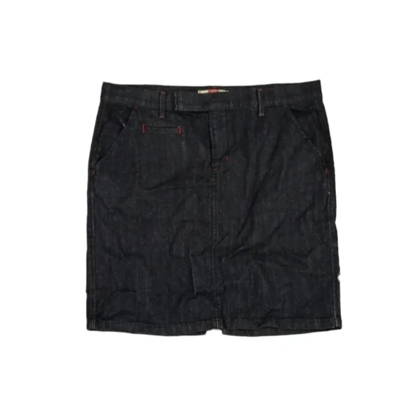 Old Navy Dark Blue Vintage Y2K Low-Rise Denim Women's Pencil Skirt Size 16