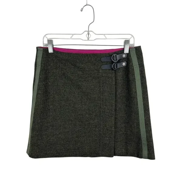 Prana Quincy Tweed Wrap Skirt