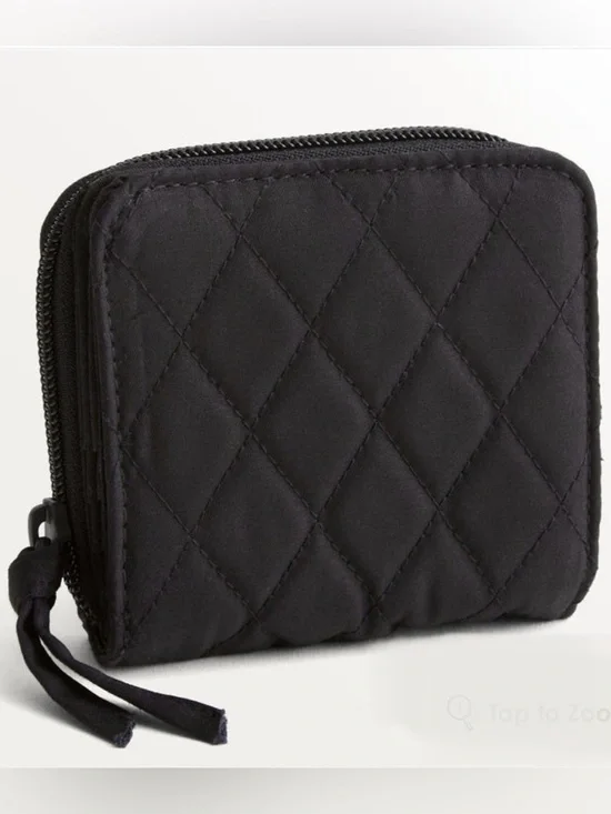Vera Bradley Small Zip-Around Wallet | Moonless Night