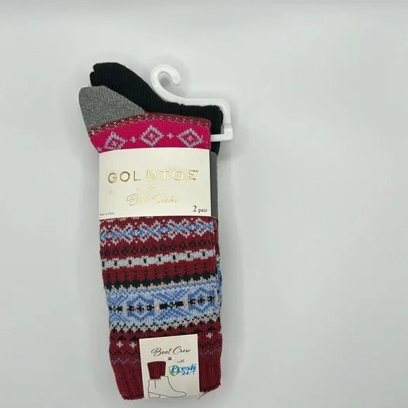 Boot Socks 2 Pairs Size: 6-9