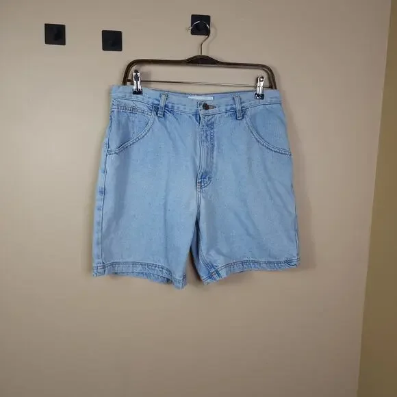 Vintage Canyon River Ladies Baggy Light Wash Jean Shorts Size 11