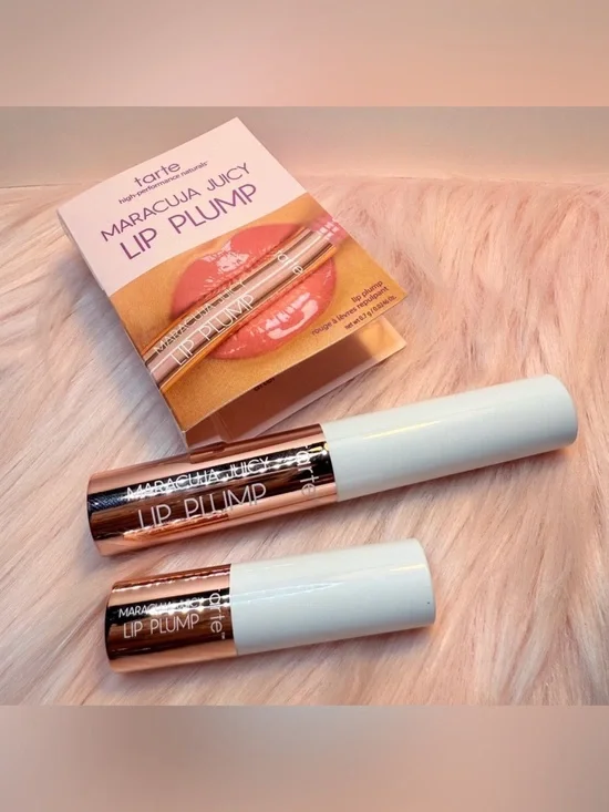 Tarte Maracuja Juicy LIP Plump -Primrose mini & Huneysuckle travel size NEW.