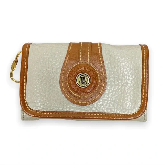 Bruno Lorelli Italy Tan Wallet Coin Purse