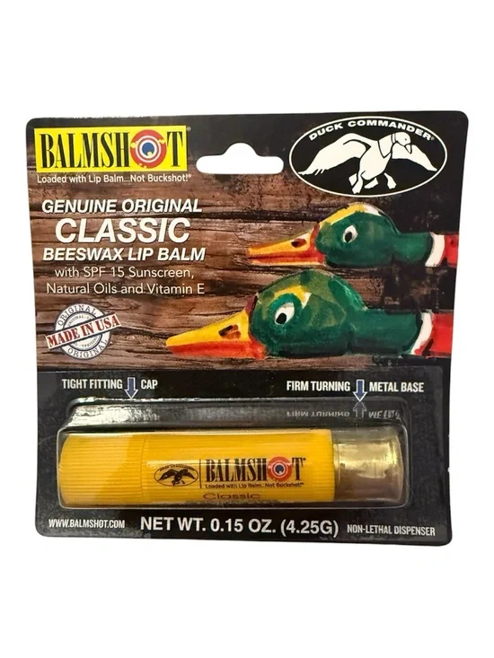 Classic Beeswax Lip Balm – Yellow