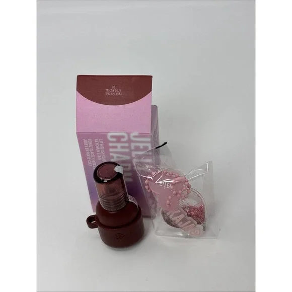 Kaja Jelly Charm Lip & Blush Glazed With Keychain #06 MOCHA GLAZE 0.17oz NEW!