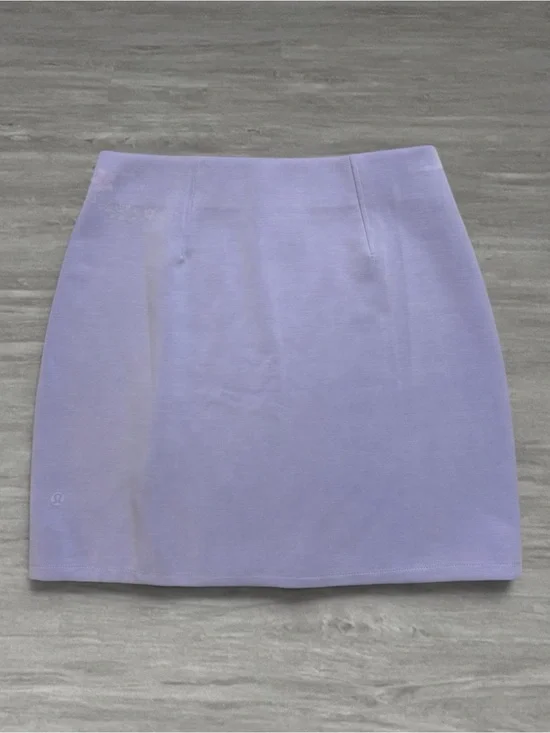 Lululemon Softstreme High Rise Mini Skirt Lavender NWT Size Medium