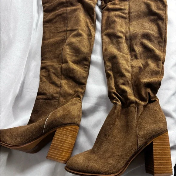 Oasis Brown Over the‎ Knee Boots