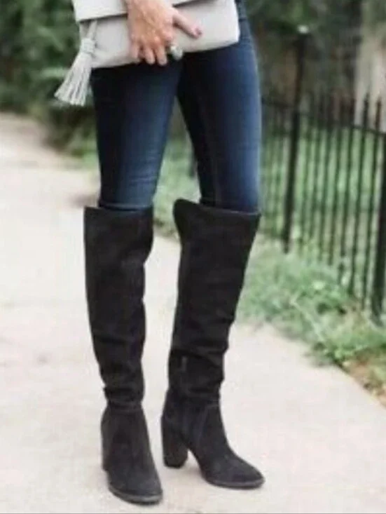Vince Camuto Melaya Suede Over The Knee Boots Size 8.5