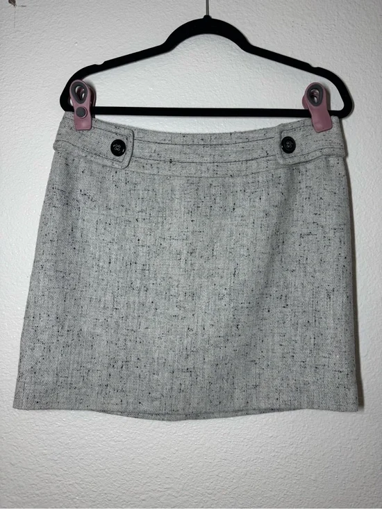 Outback Red Gray Tweed Mini Skirt
