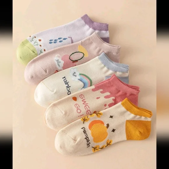 🍉5 for $25* Five Pairs Socks