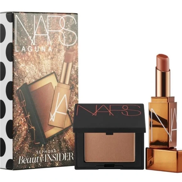 NARS Laguna Sephora Birthday Set Mini Bronzing Powder + Afterglow Lip Balm - NIB