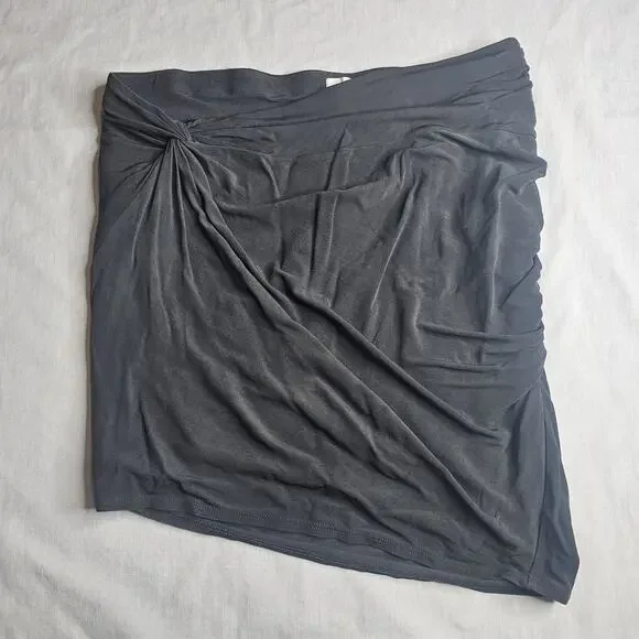 Helmut Lang Black Vortex Drape Twist Loop Skirt Or Top B04HW305.1