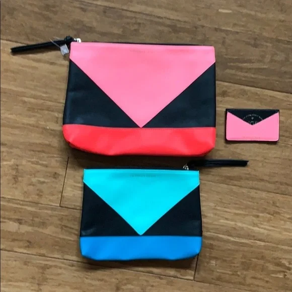 NEW VICTORIA SECRET Make-Up/Wallet 3pc Set