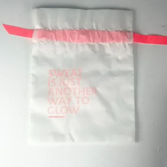 Sephora Sweat is Just Another Way to Glow Wet MakeUp Delicates Travel Bag New