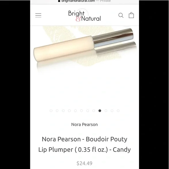 Nora Pearson boudoir‎ pouty lip plumper in crystal