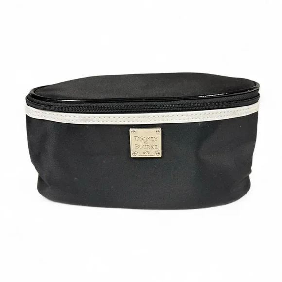 NWOT designer Black Cosmetic Bag