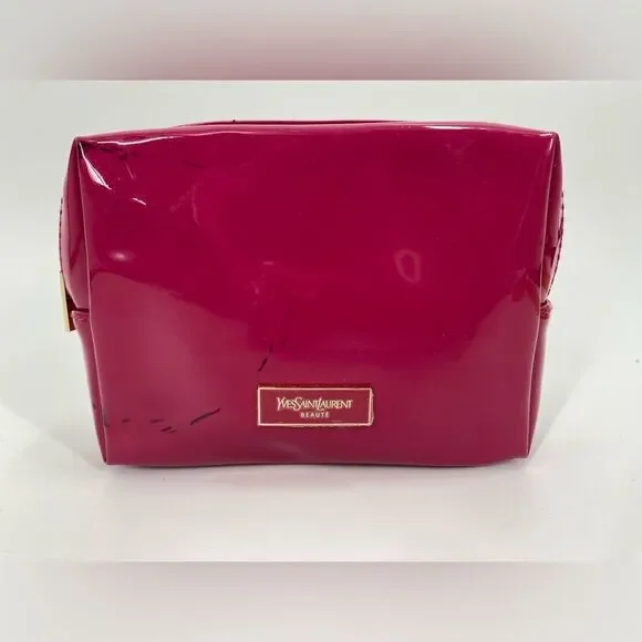 Yves Saint Laurent Fuchsia Cosmetic Bag
