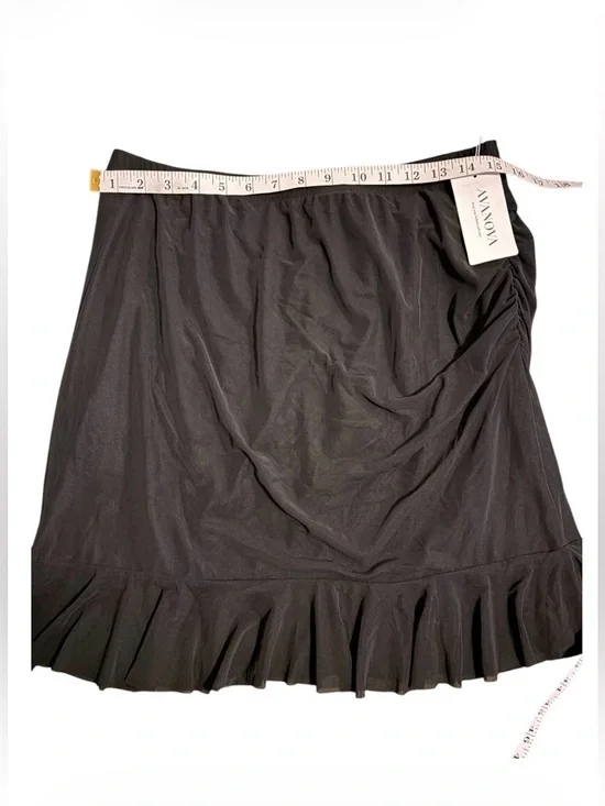 Black Ruffled Tiered Mini Skirt - Women