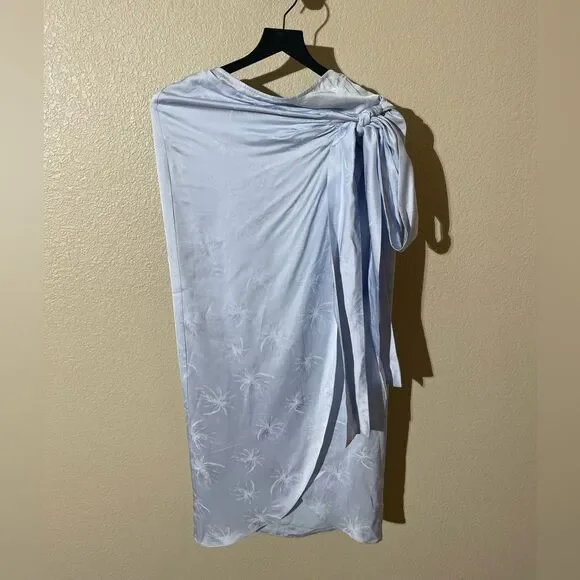 Silvia Tcherassi Light Blue Midi Skirt