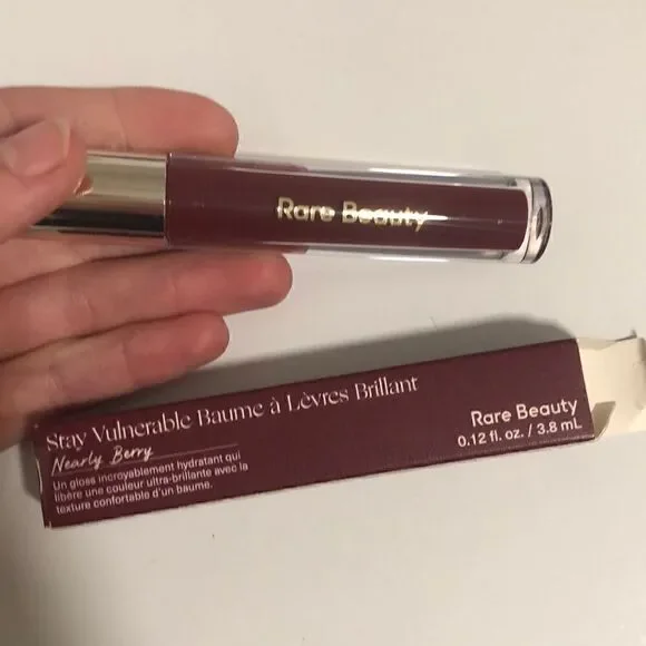 Rare Beauty nearly berry lipgloss New without box