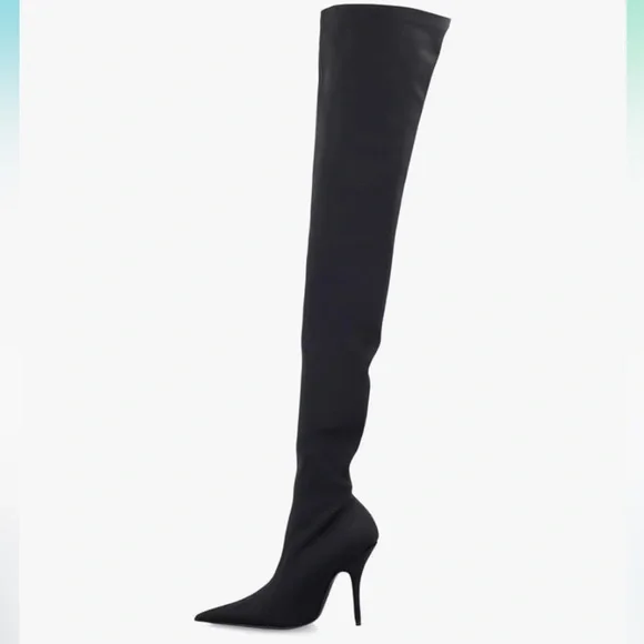 Sexy Black Women's Over-the-Knee Boots