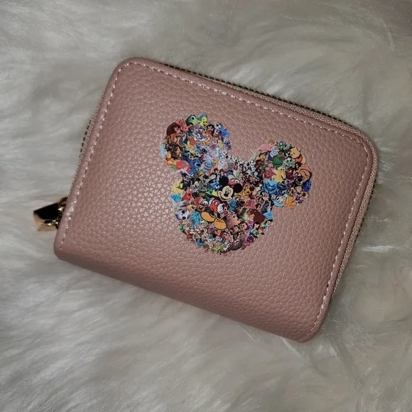 Disney Pink Faux Leather Wallet