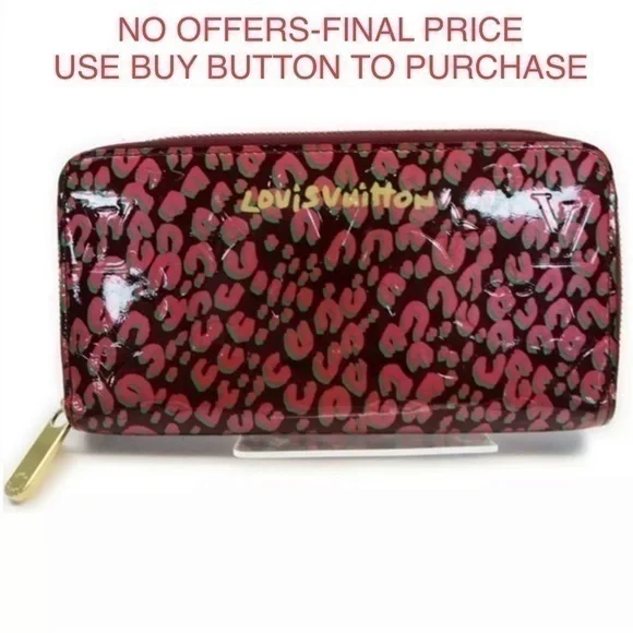 Louis Vuitton Vernis Graffiti Zippy Wallet