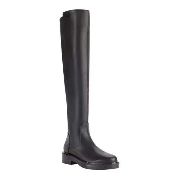 DKNY Women's Winsloe Over the Knee Block Heel Boots Black Size 9 M