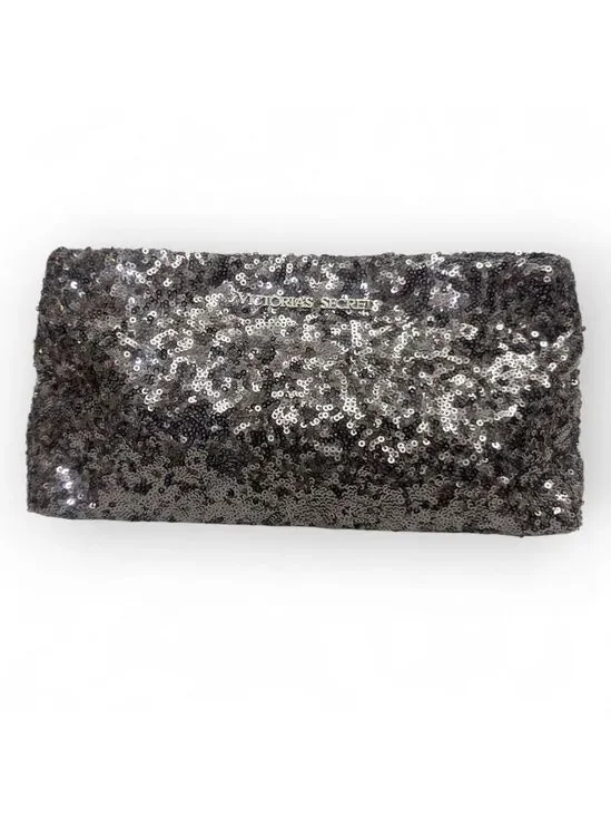 Victoria's Secret Silver Sequin Pouch Bag