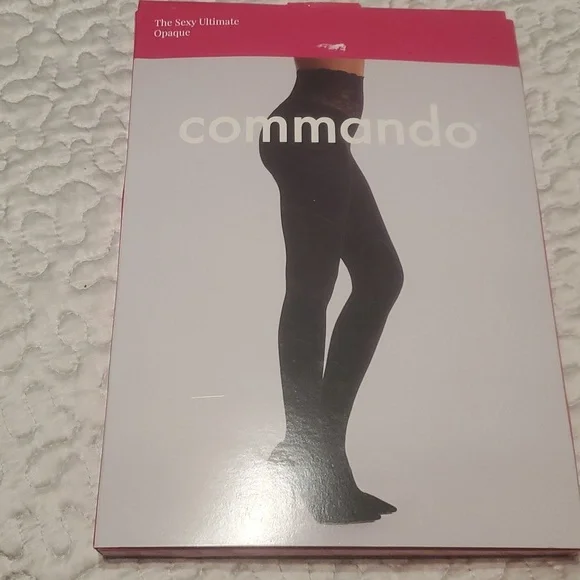 COMMANDO, THE SEX ULTIMATE  OPAQUE  TIGHTS, OPEN BOX