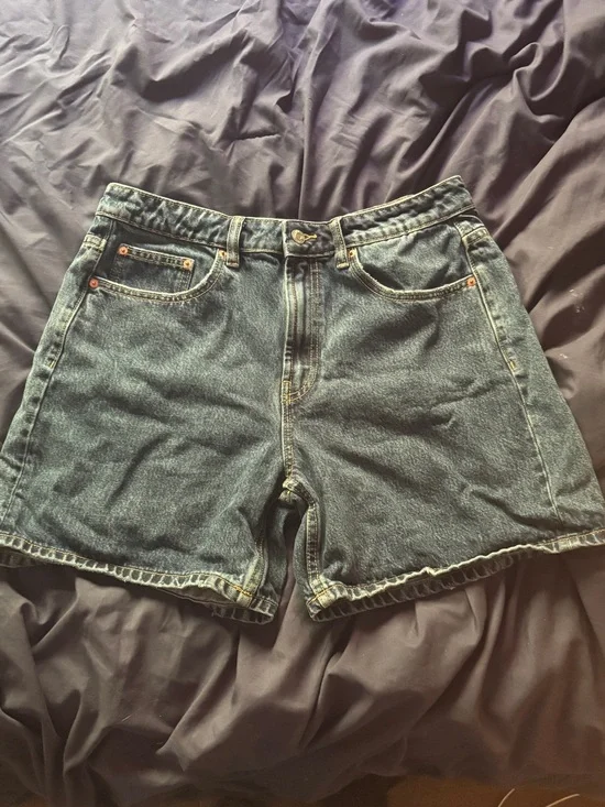 Zara Blue Denim Shorts