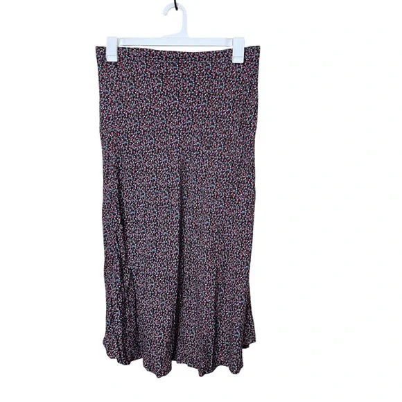Vintage‎ Mademoiselle Floral Maxi Skirt 90s, 34 inch waist