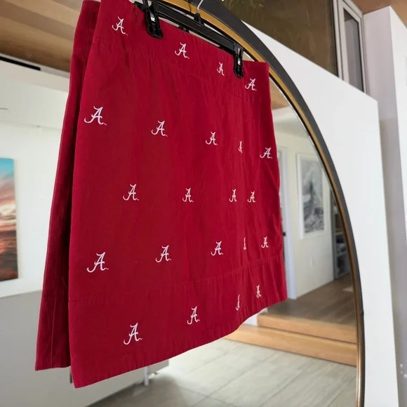 Alabama Pennington and Bailes Embroidered Cotton Stadium Skirt 6