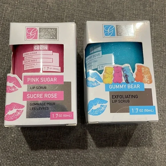 NWT Pink Sugar & Gummy Bear lip scrub w/ application wand