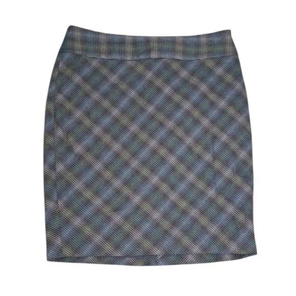 The Limited Gray Psychedelic Houndstooth Women's Stretch Pencil Skirt Size 6