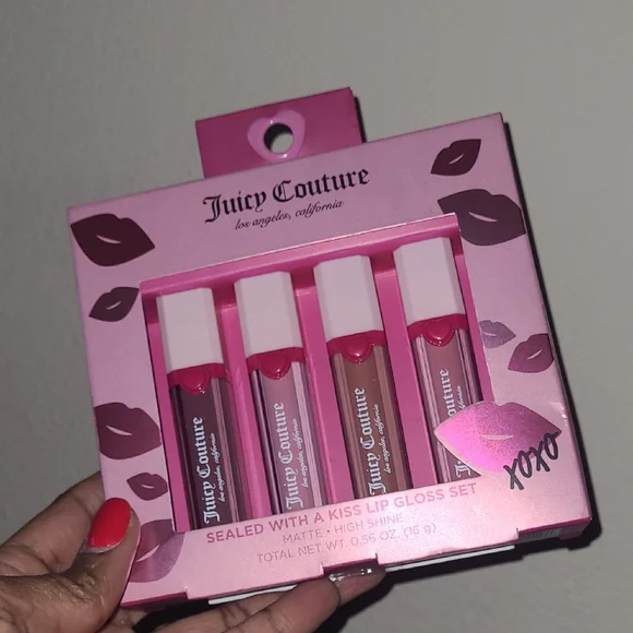 Juicy Couture Sealed with a Kiss Lip Gloss Set - Pink and Brown Shades