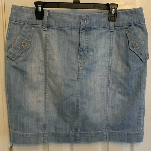 a.n.a  Light Blue Denim Skirt Size 16 #62