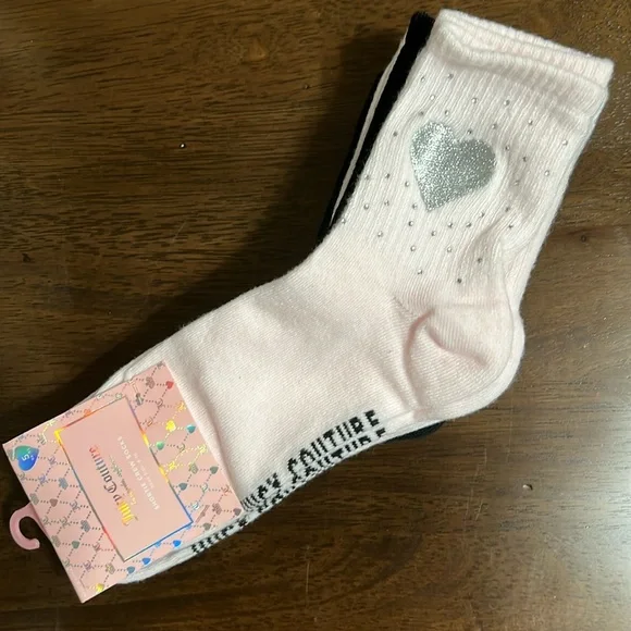 Juicy Couture Shortie Crew Socks
