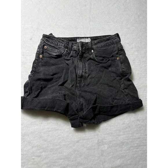 Garage Denim Womens Size 7 Black Denim Jean Shorts