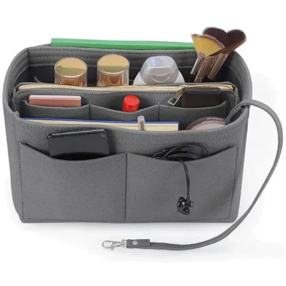 Insert/Organizer- XL- Designer Handbags/Totes -Gray Style 1- NWT
