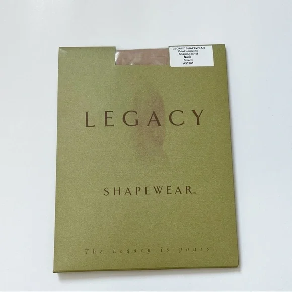 LEGACY Shapewear Cool Longline Shaping Brief NUDE Size D